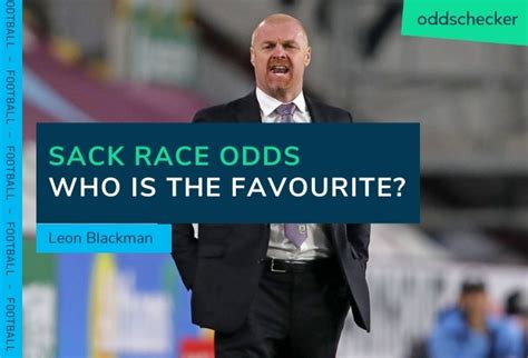 premier league sack odds|Premier League sack race: Kompany favourite despite .